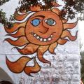 Il sole (particolare).