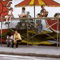 Gioia del Colle (Bari) - Mercato, 1997. Il ponteggio durante i lavori.