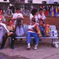 Gioia del Colle (Bari) - Asilo, 1997. Pitturazione in corso.