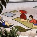 I bambini sulle foglie volanti (particolare).