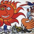 Il sole, la tessitura e i lavori manuali.