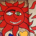 Il sole (particolare).