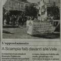 A Scampia falò davanti alle Vele