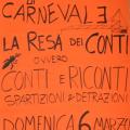 Manifesto per il 29° Corteo di Carnevale di Scampia.
