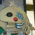 Laboratori di carnevale 2011 del GRIDAS. La maschera del GRIDAS, realizzata nei laboratori per la Scuola di Pace (gommapiuma). Ph. Martina Pignataro.