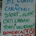 Manifesto per il 31° Corteo di Carnevale promosso dal GRIDAS a Scampia, 10 febbraio 2013. ph. Martina Pignataro.
