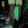 Laboratori di Carnevale 2013 del GRIDAS: la maschera-albero prende colore e vita (cartone). ph. Martina Pignataro.