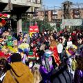 Tripudio di Murghe riunite per il 31° Corteo di Carnevale di Scampia, domenica 10 febbraio 2013.  Ph. Luca Pignataro.