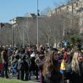 Un fiume di gente al 31° Corteo di Carnevale di Scampia, domenica 10 febbraio 2013. ph. Aniello Gentile.