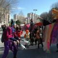 Maschere e giocolieri al 31° Corteo di Carnevale di Scampia, domenica 10 febbraio 2013. ph. Aniello Gentile.
