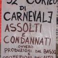 Manifesto per il 32° Corteo di Carnevale di Scampia. Ph. Martina Pignataro.