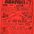 Locandina per il 32° Corteo di Carnevale di Scampia, Domenica 2 marzo 2014.