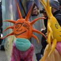 Astri di tutte le taglie al 32° Corteo di Carnevale di Scampia, Domenica 2 marzo 2014. Ph. Aniello Gentile.