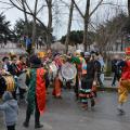 Turbinìo di murghe verso il Campo Rom, al 32° Corteo di Carnevale di Scampia, Domenica 2 marzo 2014. Ph. Aniello Gentile.