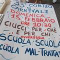 Manifesto per il 33° Corteo di Carnevale di Scampia, 2015. Ph. Martina Pignataro.