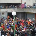 Invasione del lotto P. 33° Corteo di Carnevale di Scampia, domenica 15 febbraio 2015. Ph. Franco Maiello.