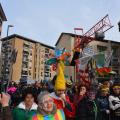 Il 34° Corteo di Carnevale di Scampia in via Gran Sasso, domenica 7 febbraio 2016. Ph. Aniello Gentile.