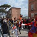 Il Frente Murguero Italiano al 36° Corteo di Carnevale di Scampia, domenica 11 febbraio 2018. Ph. Aniello Gentile.