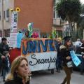 Il carro per l’Università a Scampia al 36° Corteo di Carnevale di Scampia, domenica 11 febbraio 2018. Ph. Aniello Gentile.