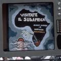 Televisione a mano, per il Sud Africa. 1985.
