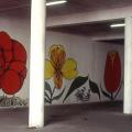 Murales alla ditta Zeno, Mercato dei fiori - Ercolano (Napoli), 1994. Vista parziale.
