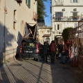 San Ghetto Martire si ritira a Scampia dal Parco Sociale dei Ventaglieri (Napoli), 25 aprile 2022. <em>Ph. Martina Pignataro.</em>
