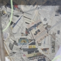 Particolare dell’interno del globo terrestre (cartapesta su struttura di tubi in pvc e fil di ferro). Laboratori per il 40° Corteo di Carnevale di Scampia. <em>Ph. Martina Pignataro.</em>