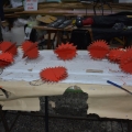 Il Covid-19 (cartone ondulato). Laboratori per il 40° Corteo di Carnevale di Scampia. <em>Ph. Martina Pignataro.</em>