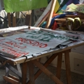Manifesto per il 40° Corteo di Carnevale di Scampia. <em>Ph. Martina Pignataro.</em>