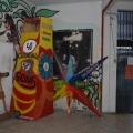 La Rosa dei Venti aggiornata e pronta per il 40° Corteo di Carnevale di Scampia, sabato 26 febbraio 2022. <em>Ph Martina Pignataro.</em>