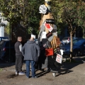 Allestimento di San Ghetto Martire per il 40° Corteo di Carnevale di Scampia, domenica 27 febbraio 2022. <em>Ph Martina Pignataro.</em>