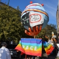 Il carro del mondo per il 40° Corteo di Carnevale di Scampia, domenica 27 febbraio 2022. <em>Ph Martina Pignataro.</em>