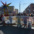 Striscione di apertura del 40° Corteo di Carnevale di Scampia, domenica 27 febbraio 2022. <em>Ph Aniello Gentile.</em>