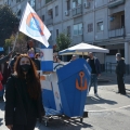 La “Mare Jonio” riprodotta dall’Equipaggio di Terra della Mediterranea Saving Humans per il 40° Corteo di Carnevale di Scampia, domenica 27 febbraio 2022. <em>Ph Aniello Gentile.</em>