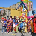 I ragazzi della Cooperativa sociale “Irene 95” al 40° Corteo di Carnevale di Scampia, domenica 27 febbraio 2022. <em>Ph Aniello Gentile.</em>