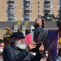 La maschera di Rigoberta Menchù Tum al 40° Corteo di Carnevale di Scampia, domenica 27 febbraio 2022. <em>Ph Aniello Gentile.</em>