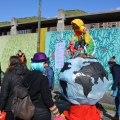 L’H Mondo del Centro Sociale Polifunzionale “Zenit” al 40° Corteo di Carnevale di Scampia, domenica 27 febbraio 2022. <em>Ph Aniello Gentile.</em>