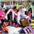 Preparazione del rito del fuoco conclusivo del 40° Corteo di Carnevale di Scampia, domenica 27 febbraio 2022. <em>Ph Ferdinando Kaiser.</em>