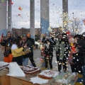 Festa in piazza “Giovanni Paolo II” con il Frente Murguero Italiano dopo il 40° Corteo di Carnevale di Scampia, domenica 27 febbraio 2022. <em>Ph Martina Pignataro.</em>
