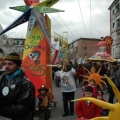 La Rosa dei Venti al 29° Corteo di Carnevale di Scampia, domenica 6 marzo 2011. <em>Ph. Aniello Gentile.</em>