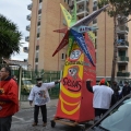 La Rosa dei Venti al 33° Corteo di Carnevale di Scampia, domenica 15 febbraio 2015. <em>Ph. Aniello Gentile.</em>