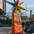 La Rosa dei Venti pronta per il 34° Corteo di Carnevale di Scampia, domenica 7 febbraio 2016. <em>Ph. Martina Pignataro.</em>