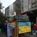 Il carro del GRIDAS pronto per il 41° Corteo di Carnevale di Scampia, domenica 19 febbraio 2023. <em>Ph Martina Pignataro.</em>