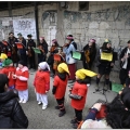 L’esibizione dell’Orchestra Giovanile Musica libera Tutti apre il 41° Corteo di Carnevale di Scampia, domenica 19 febbraio 2023. <em>Ph Ferdinando Kaiser.</em>