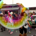 Il Frente Murguero Italiano al 41° Corteo di Carnevale di Scampia, domenica 19 febbraio 2023. <em>Ph Maria Reitano.</em>