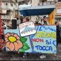 Il treno dei diritti del Centro Territoriale Mammut al 41° Corteo di Carnevale di Scampia, domenica 19 febbraio 2023. <em>Ph Oana Luiza Moldovan.</em>