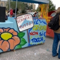 Il treno dei diritti del Centro Territoriale Mammut a Largo Battaglia al 41° Corteo di Carnevale di Scampia, domenica 19 febbraio 2023. <em>Ph Maria Reitano.</em>