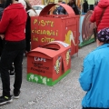 Il treno dei diritti del Centro Territoriale Mammut a Largo Battaglia al 41° Corteo di Carnevale di Scampia, domenica 19 febbraio 2023. <em>Ph Rosario Nasti.</em>