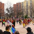 Il Frente Murguero Italiano nel Parco Corto Maltese per il 41° Corteo di Carnevale di Scampia, domenica 19 febbraio 2023. <em>Ph Maria Reitano.</em>