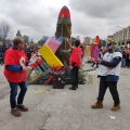 Falò allegorico conclusivo del 41° Corteo di Carnevale di Scampia, domenica 19 febbraio 2023. <em>Ph Oana Luiza Moldovan.</em>